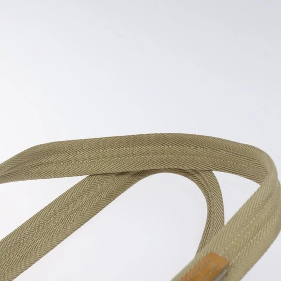 PRADA Quilted Hand Bag Nylon Beige Silver Auth - Picture 8 of 16